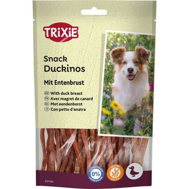 Trixie Snack Duckinos with Duck Breast Gluten Free Meaty Dog Treats