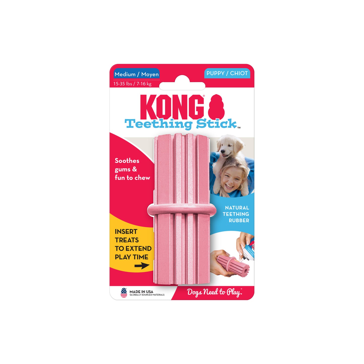 Kong Teething Stick packaging on a white background