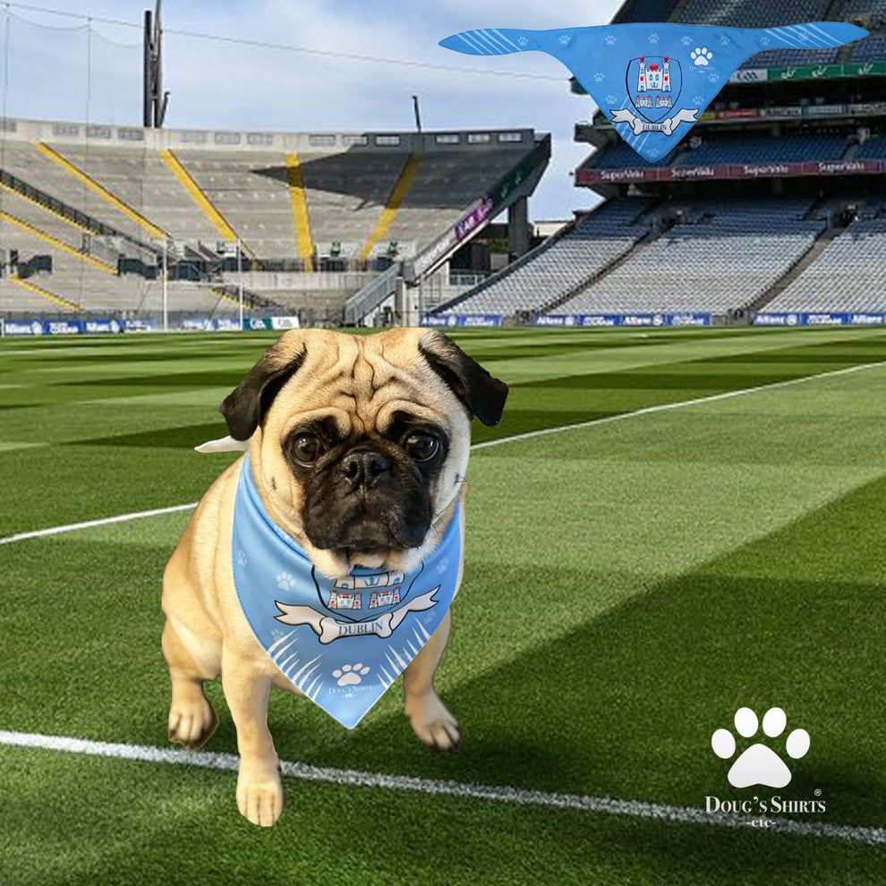 Dublin GAA Dog Bandana County Football Wear for Dogs