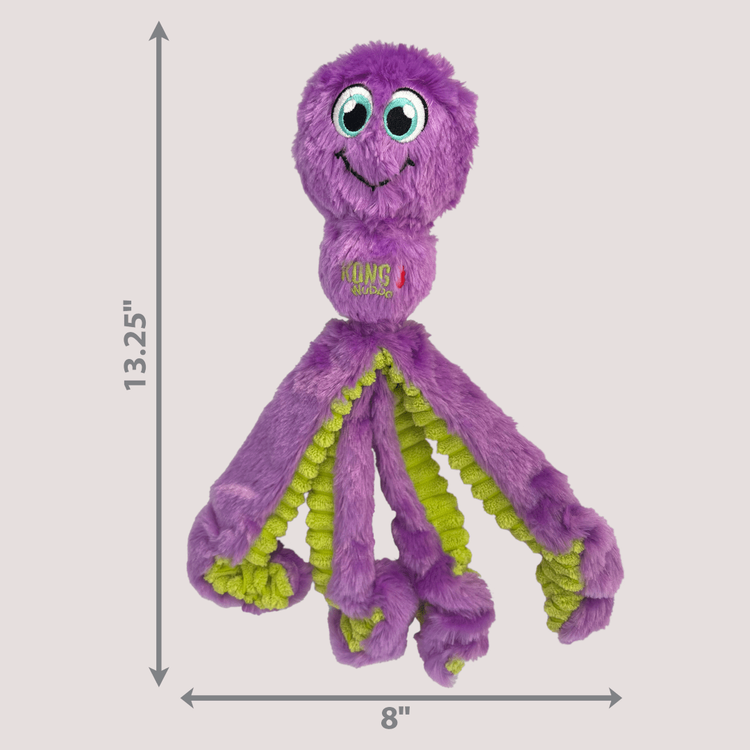 KONG Wubba Octopus | Squeaky Throw & Tug Dog Toy