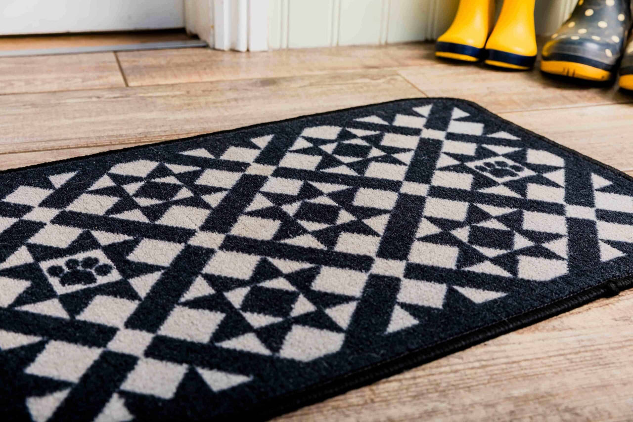 Dinner Mate Absorbent Food & Water Bowl Mat by Pet Rebellion