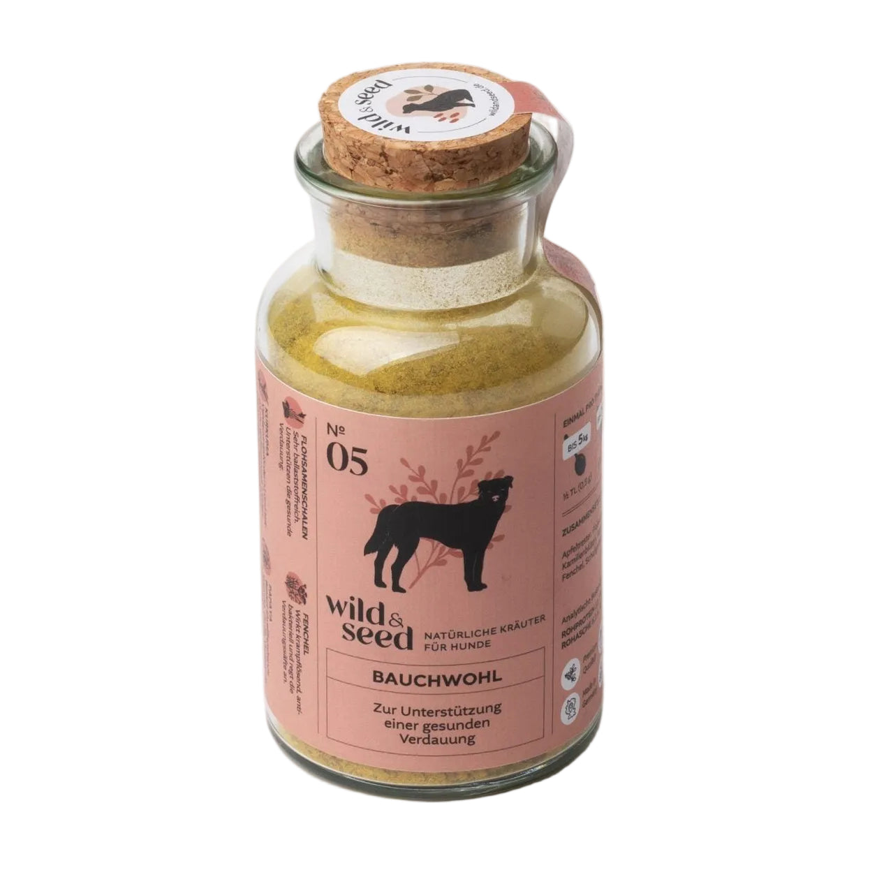 Wild&Seed Herbs No. 5 Bauchwohl | Natural Digestive & Gut Support for Dogs