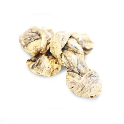 Fish4Dogs Sea Jerky Knots 🐟 100% White Fish Skin Dog Treats