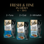 Sheba | Wet Cat Food Pouches | Fresh & Fine Single Servings | Tuna, Cod & White Fish Selection in Gravy - 6 x 50g