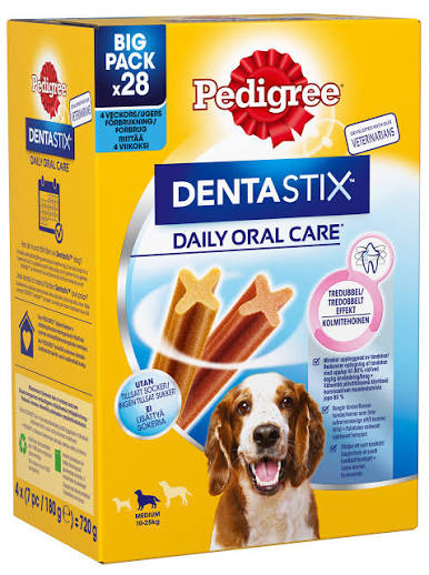 Pedigree Dentastix Daily Oral Care 🦴 Dental Treat for Medium Dogs (10kg to 25kg)