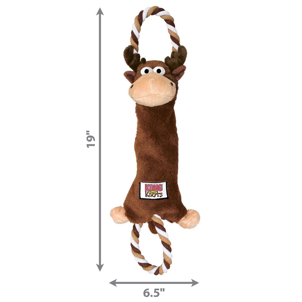 KONG Tugger Knots | Rope & Plush Tug Dog Toy