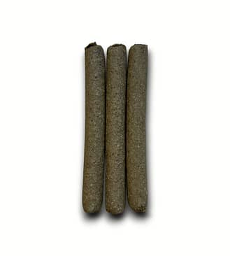 Anco Fusions Ostrich Infused Beef Rolls Novel Protein Long-Lasting Dog Chew