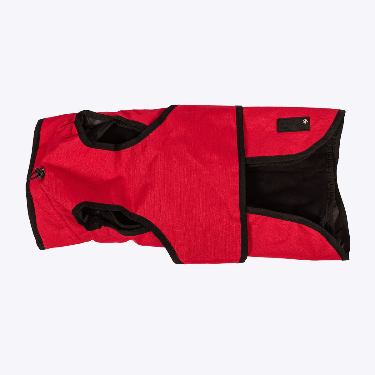 Danish Design 3-in-1 Dog Coat - Red | Versatile All Weather Protection for Every Season
