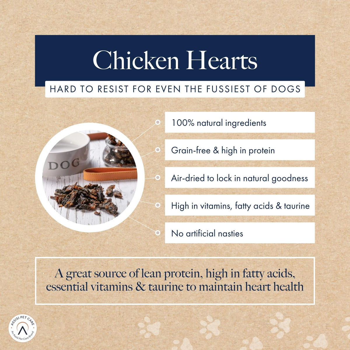 Hollings Chicken Hearts for Dogs 🐔 100% Natural Treats