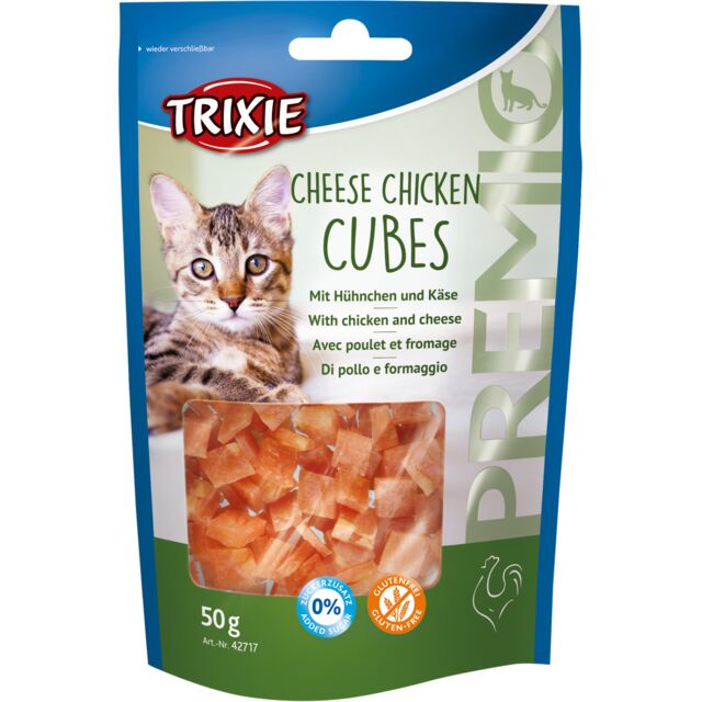 Trixie Premio Chicken & Cheese Cubes | Meaty Cat Treats