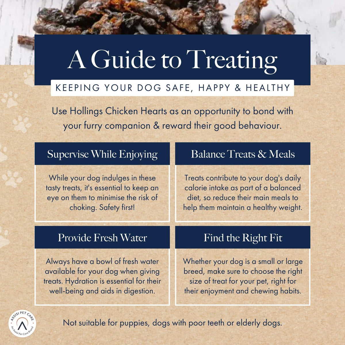 Hollings Chicken Hearts for Dogs 🐔 100% Natural Treats