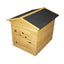 Traditional Apex Wooden Dog Kennel with Door
