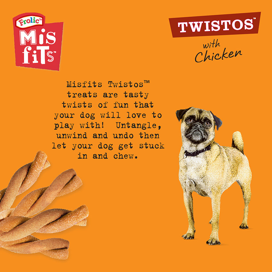 Misfits Tangly Twistos Dog Treats (6 Pack)