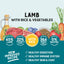 Naturo Lamb with Rice & Vegetables Gluten Free Wet Dog Food Tray 400g