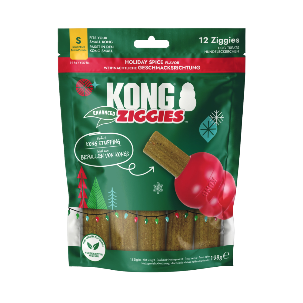 KONG Ziggies Holiday Spice Small 🎄 Christmas Dog Treats