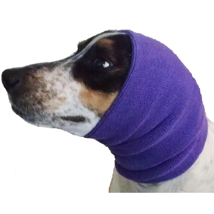 Happy Hoodie Purple 💜 Dog Grooming Ear Defender by Christies