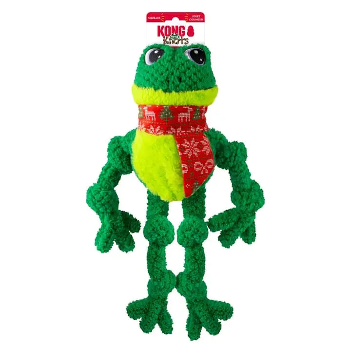 KONG Holiday Knots Frog | 2025 XL Christmas Dog Toy
