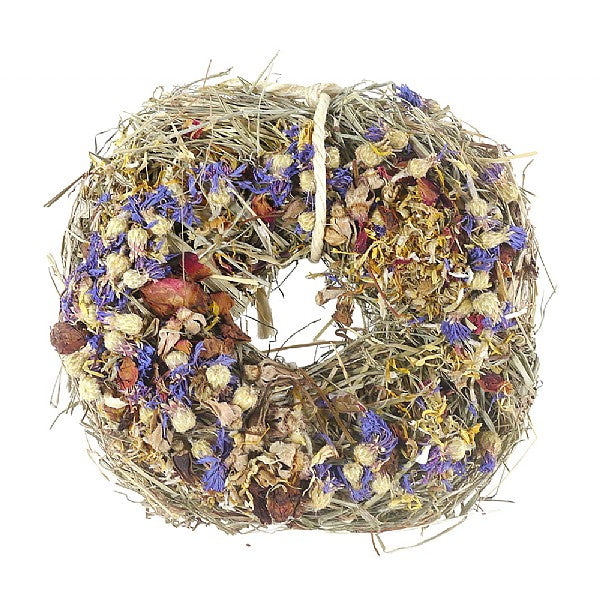 Rosewood Naturals Winter Wreath | Small Pet Christmas Chewy Treat Toy