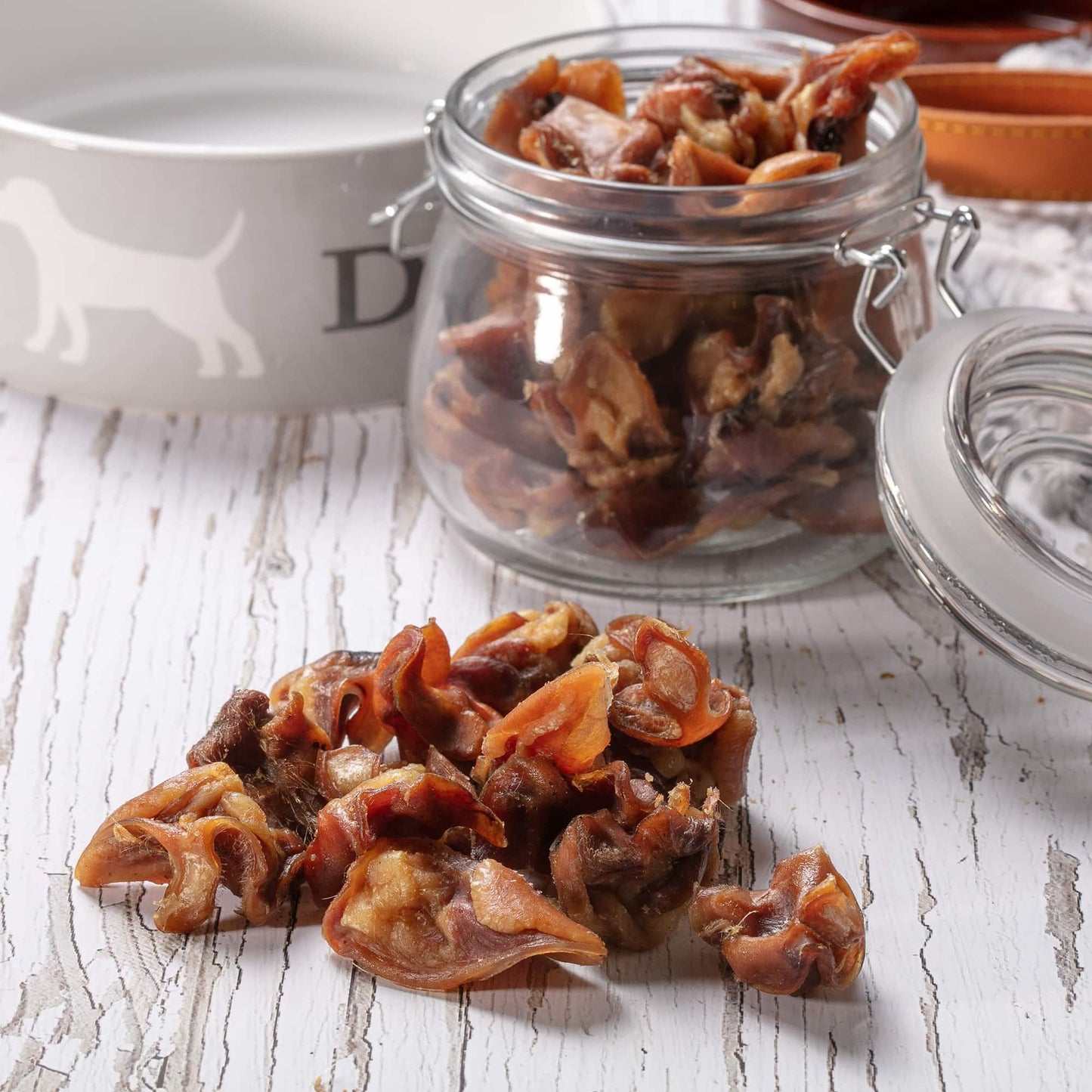 Hollings Pig Ear Strips for Dogs 🐮 100% Pork Natural Treats