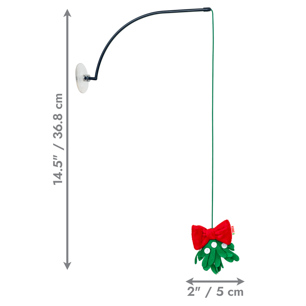 KONG Holiday Connects™ Window Mistletoe 🎄 Christmas Cat Toy