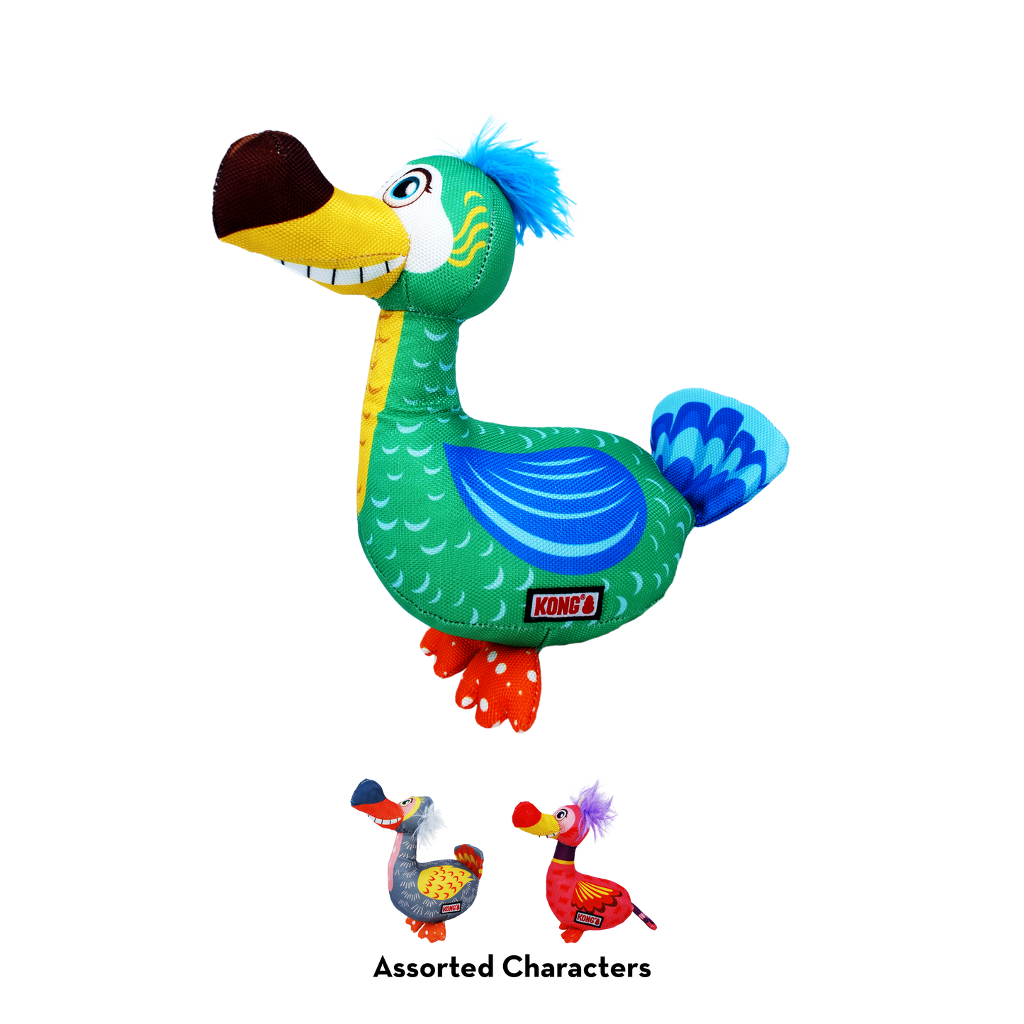 KONG Ballistic Vibez Birds | Dog Tough Plush Toy
