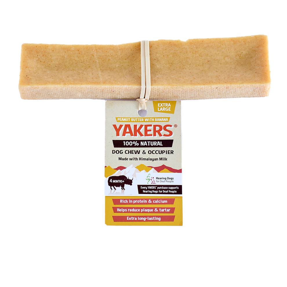 Yakers Peanut Butter & Banana 🍌🥜🧀 Himalyan Yak Milk | Hard Cheese Dog Chew