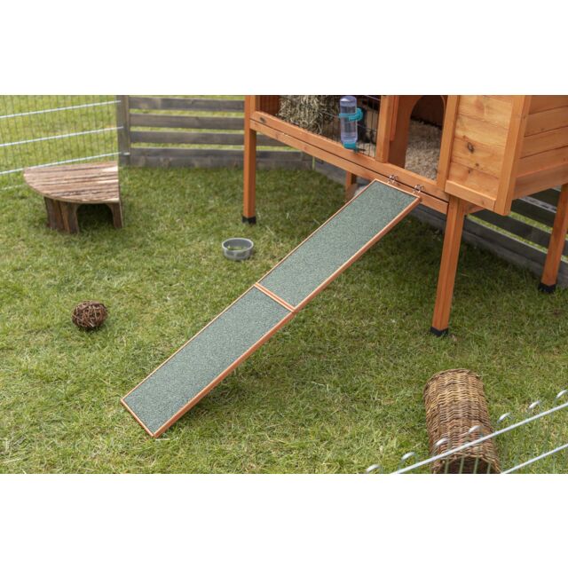 Trixie Natura | Small Pet Enrichment | Wooden Cage & Hutch Access Ramp