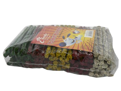 Cheeko Plaque Busters Assorted Munchie Sticks 5" x 910mm (100 Pack)