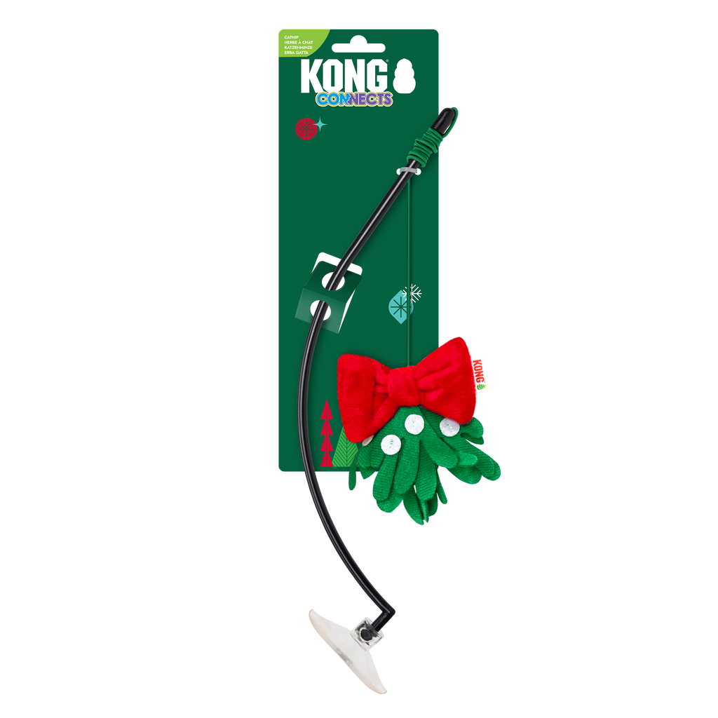 KONG Holiday Connects™ Window Mistletoe 🎄 Christmas Cat Toy