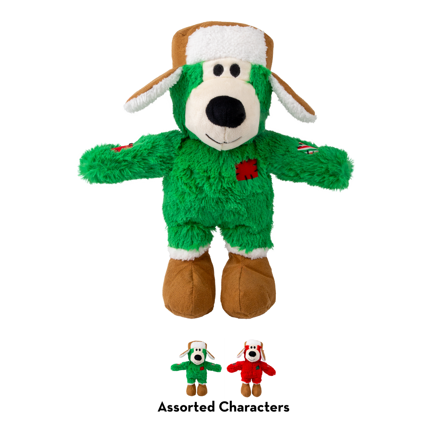 KONG Holiday Wild Knots Bear Assorted | 2025 Christmas Dog Toy