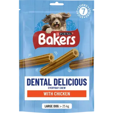 Bakers Dental Delicious Everyday Chews 🦷 Chicken & Beef Flavour