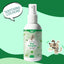Dog Cologne Spray bottle, green colour, aloe and green tea fragrance