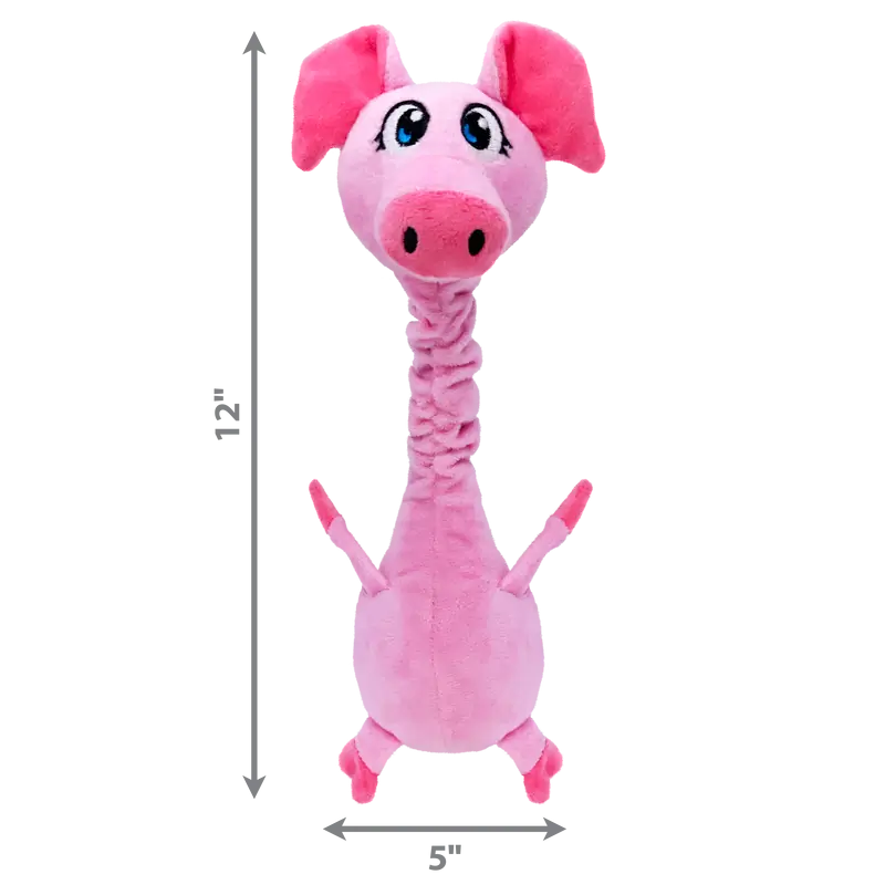 KONG Shakers Bobz Pig | Soft Dog Toy