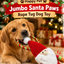 Jumbo Santa Paws Rope 🧑‍🎄 Christmas Tug Dog Toy by Happy Pet