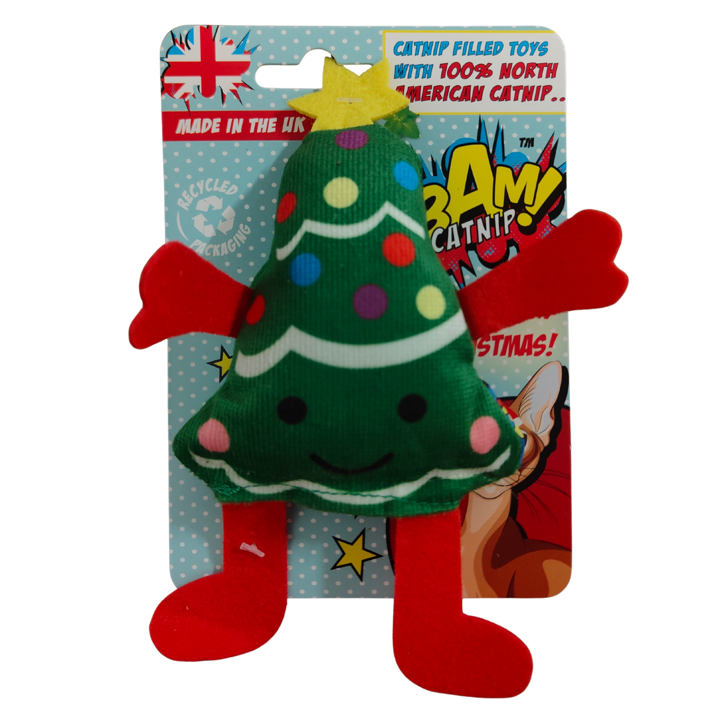 BAM! Catnip Christmas Tree | Festive Cat Toy