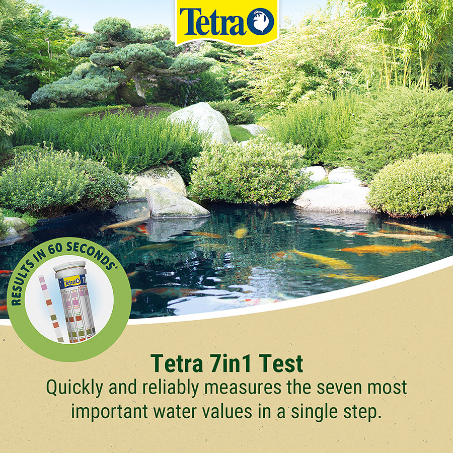 Tetra Pond Water Test Kit 7 in 1 - 25 Strips