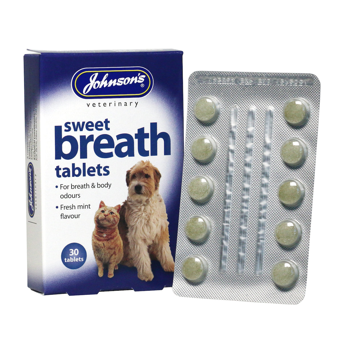 Johnson's Veterinary | Dog & Cat Dental Care | Sweet Breath Tablets