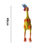 Colorful toy resembling a rooster with a measurement label saying 49cm on a white background