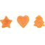 Dog treats in star, heart and Christmas tree shapes