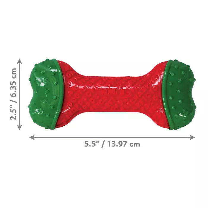 KONG Holiday Core Strength Bone | Christmas Dog Toy