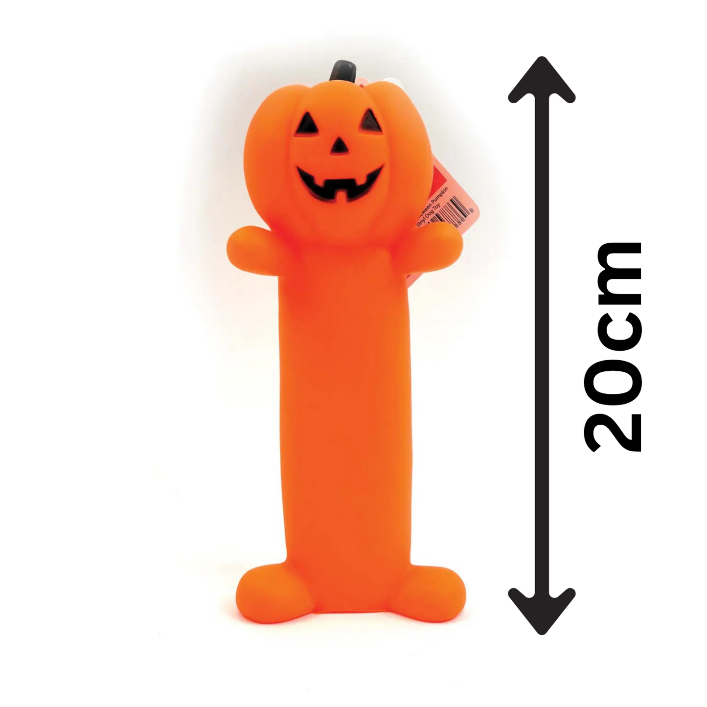 Happy Pet Halloween Pumpkin | Vinyl Dog Toy
