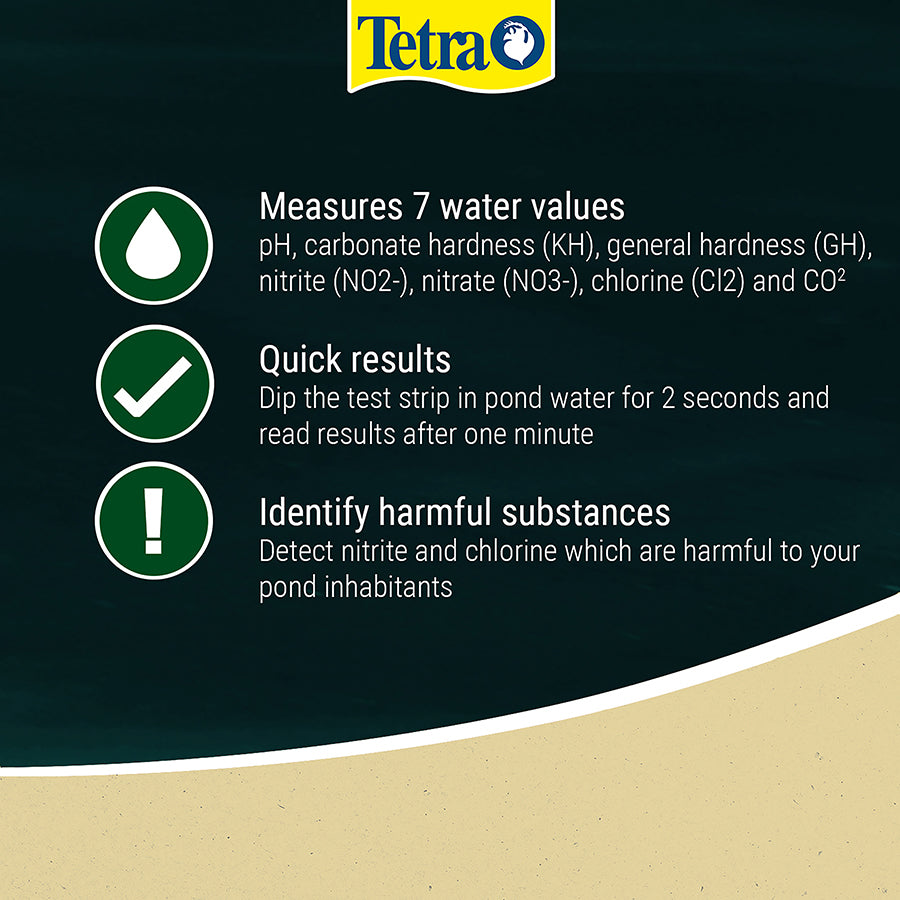 Tetra Pond Water Test Kit 7 in 1 - 25 Strips