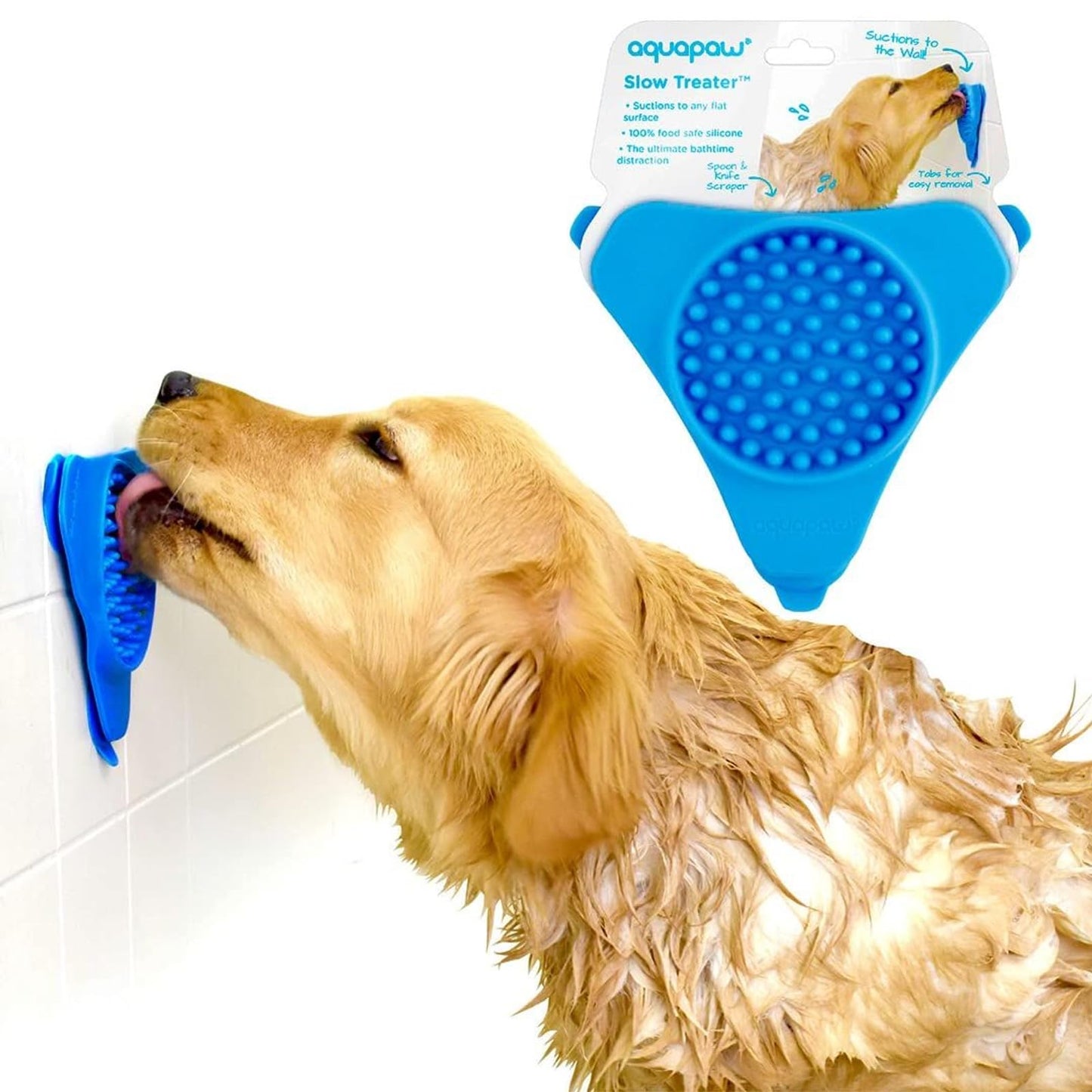 AquaPaw | Slow Treater  Dog Lick Mat for Bathtime & Grooming