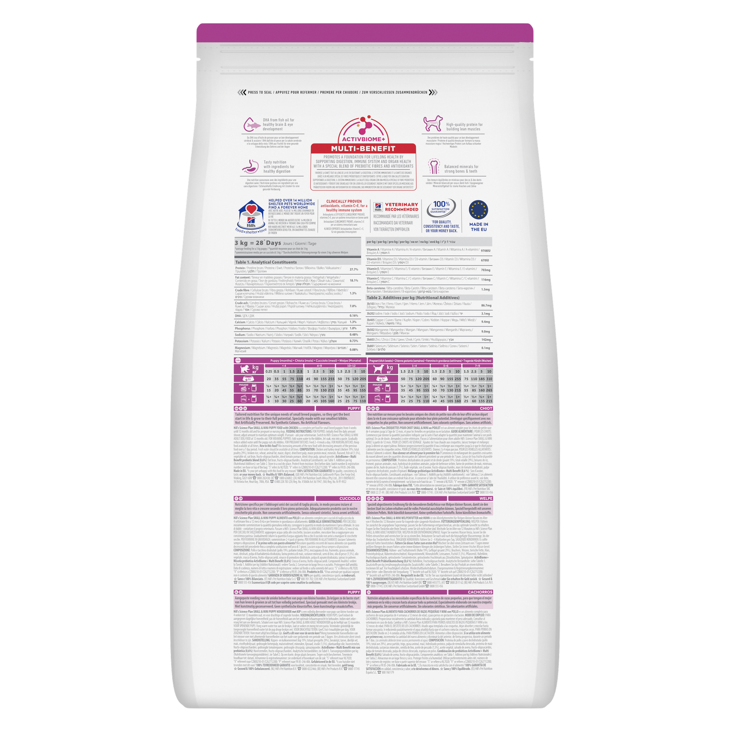 Hill's Science Plan Mini Puppy Chicken 🐔 Small Breed Dry Dog Food
