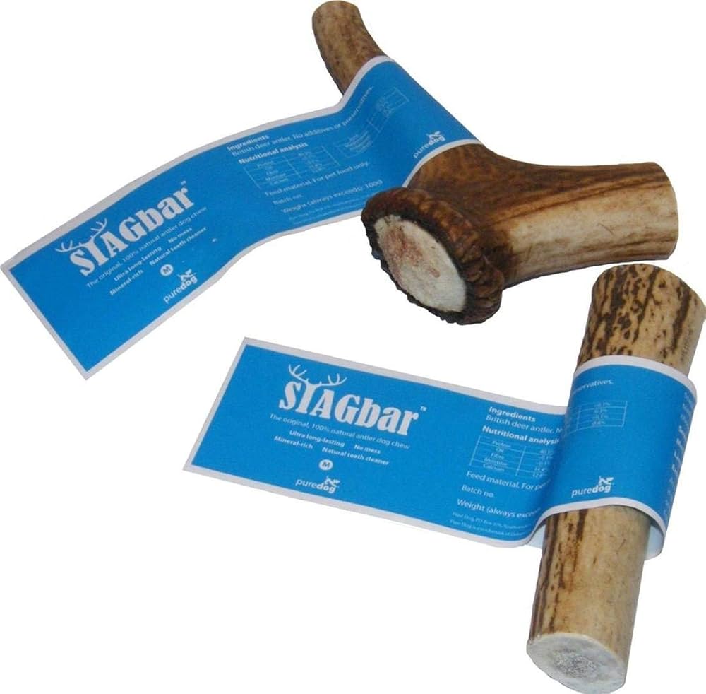 Stagbar Deer Antler Bone 🦌 Natural Dog Chew