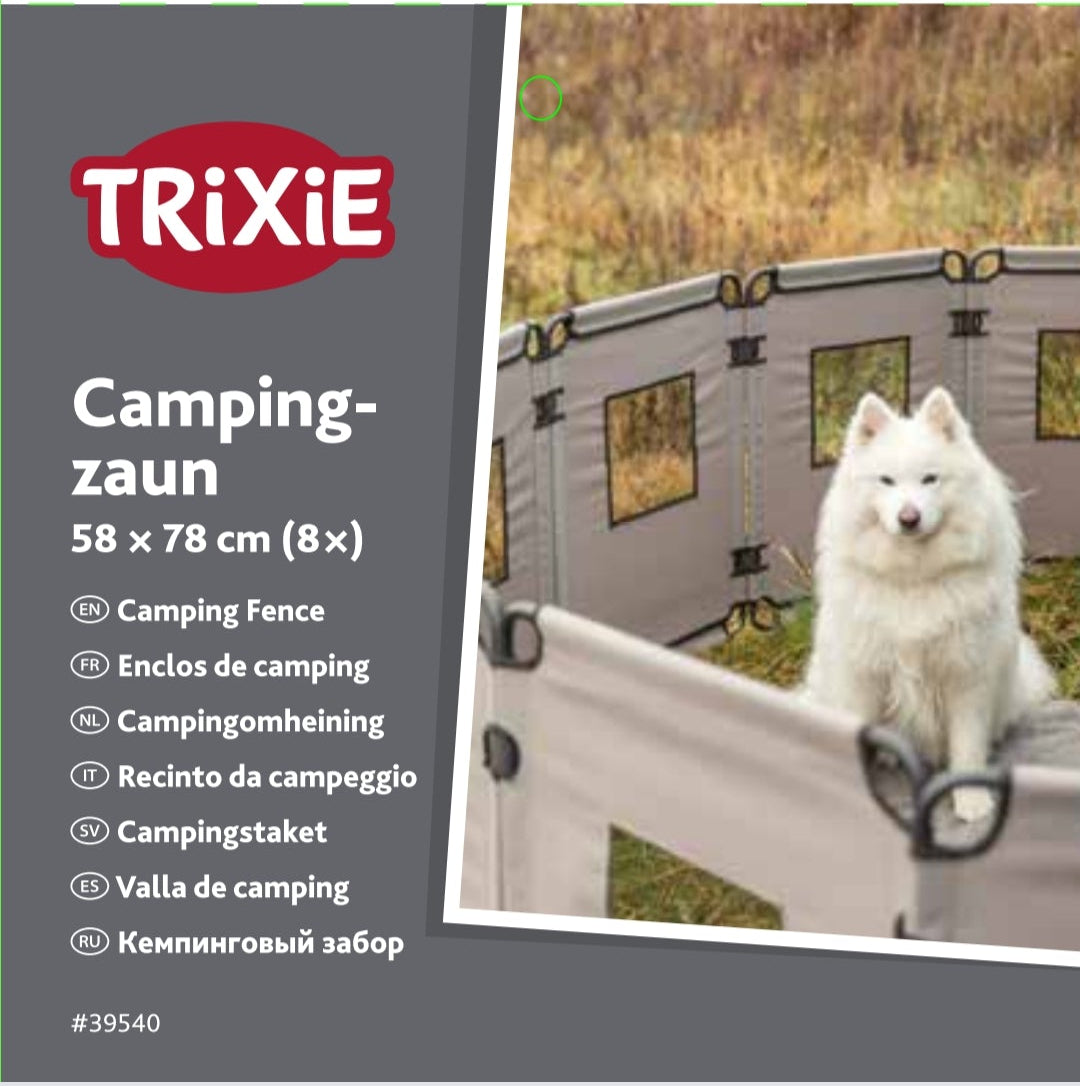 Trixie Camping Fence for Dogs 🏕️ Portable & Lightweight Expandable Dog Playpen