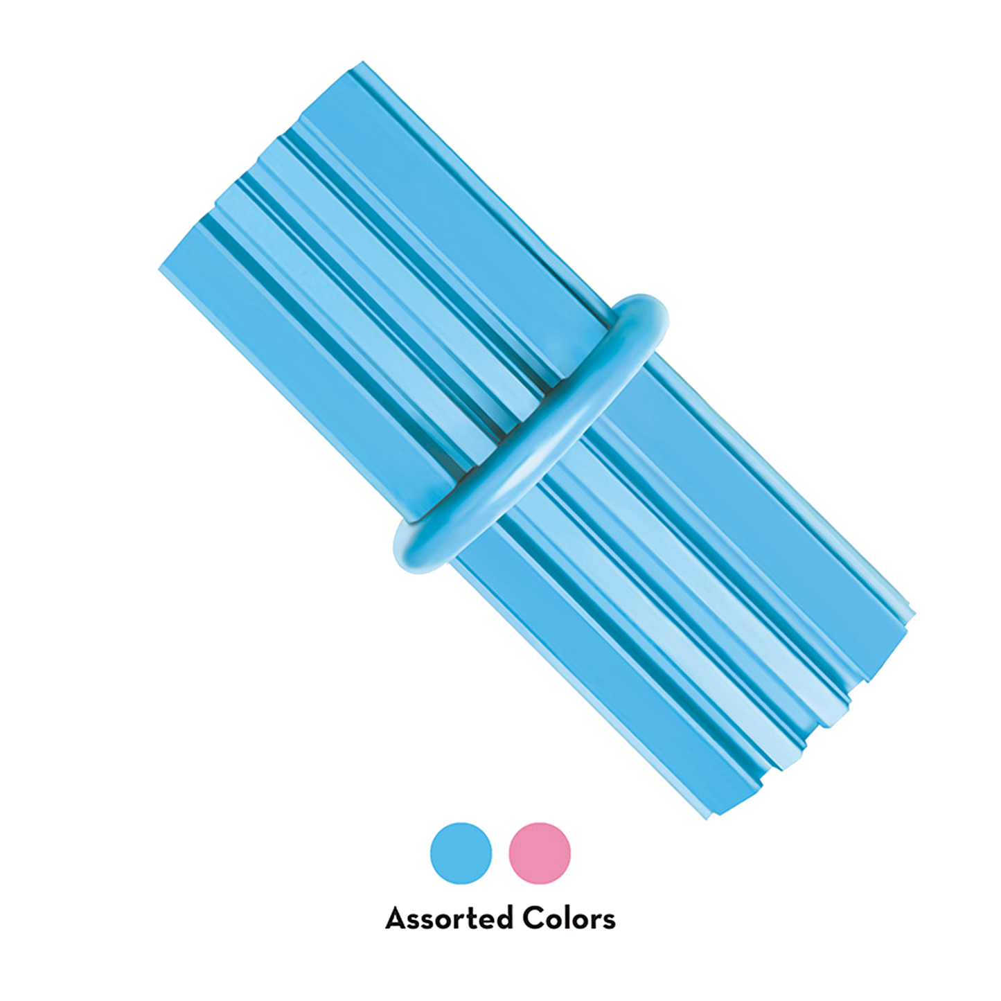 Blue rubber KONG dog toy for puppies