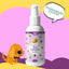 Dog Cologne Spray bottle, pink colour, very berry fragrance