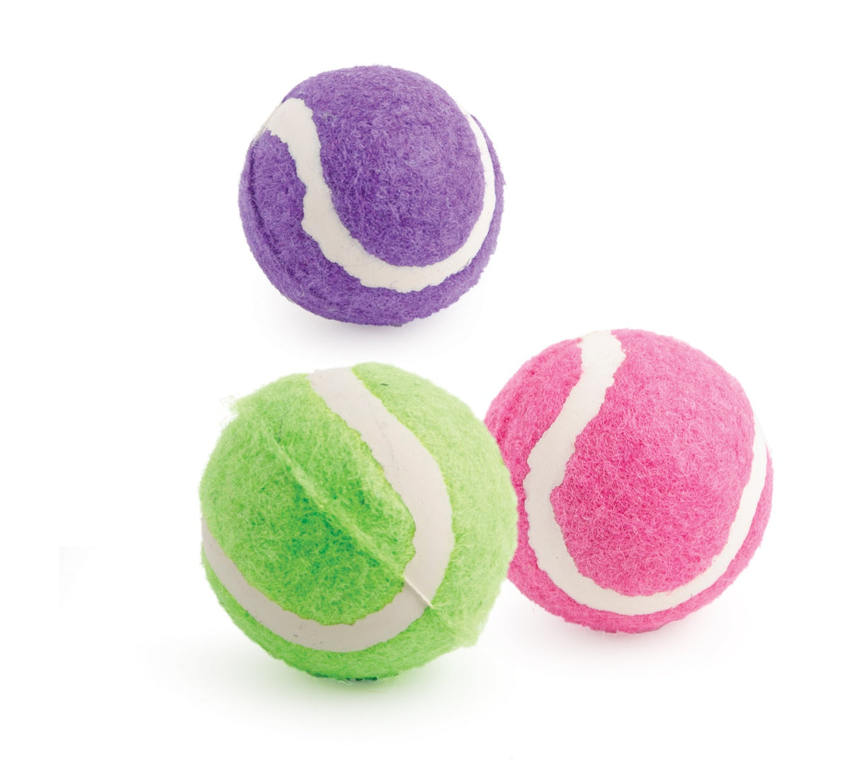 Ancol Small Bite Mini Tennis Balls | Dog Toys for Tiny Dogs & Puppies