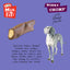 Misfits Wonky Chomp Liver Dog Chew (Medium)